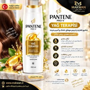 شامپو تقویت کننده و ترمیم کننده مو پنتن مدل Yag Terapisi حجم 350 میلی لیتر